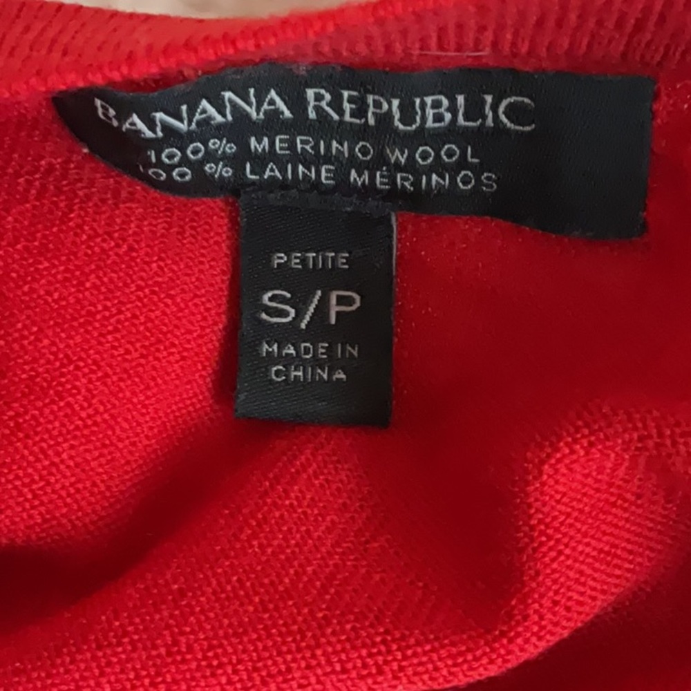 Merino Wool Ruffle Trim Sweater - Picture 8 of 9